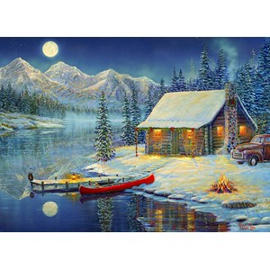 Eurographics (6000-0608) - Sam Timm: "Cozy Christmas" - 1000 brikker puslespil