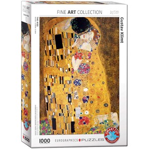 Eurographics (6000-4365) - Gustav Klimt: "Kysset" - 1000 brikker puslespil