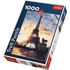 Trefl (103946) - "Paris at Dawn" - 1000 brikker puslespil