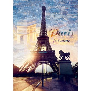 Trefl (103946) - "Paris at Dawn" - 1000 brikker puslespil