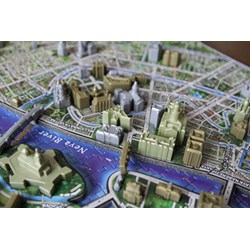 4D Cityscape (40036) - "Saint Petersburg, Russia" - 1245 brikker puslespil