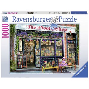 Ravensburger (19722) - "The Bookshop" - 1000 brikker puslespil