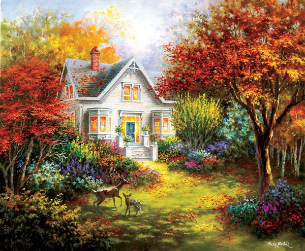 SunsOut (19340) - Nicky Boehme: "Autumn Overtures" - 1000 brikker puslespil