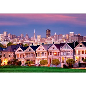 Educa (17119) - "Painted Ladies, San Francisco" - 1500 brikker puslespil