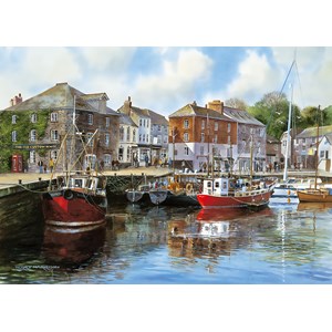 Gibsons (G476) - Terry Harrison: "Padstow Harbour" - 1000 brikker puslespil