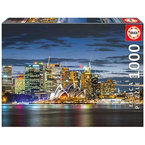 Educa (17106) - "Sydney City Twilight" - 1000 brikker puslespil
