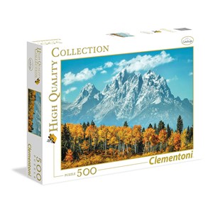 Clementoni (35034) - "Grand Teton i efteråret" - 500 brikker puslespil