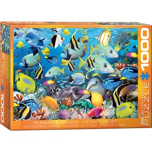 Eurographics (6000-0625) - Howard Robinson: "Ocean Colors" - 1000 brikker puslespil