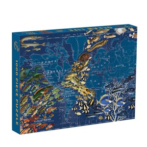 Chronicle Books / Galison - "Ocean Life" - 1000 brikker puslespil