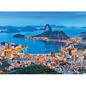 Clementoni (39258) - "Rio de Janeiro" - 1000 brikker puslespil