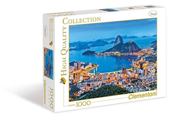 Clementoni (39258) - "Rio de Janeiro" - 1000 brikker puslespil