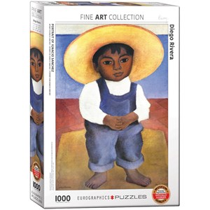 Eurographics (6000-0799) - Diego Rivera: "Portrait of Ignacio Sanchez" - 1000 brikker puslespil