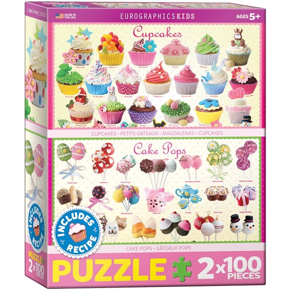 Eurographics (8902-0623) - "Sweet Bundle" - 100 brikker puslespil