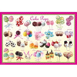Eurographics (6100-0518) - "Cake Pops" - 100 brikker puslespil