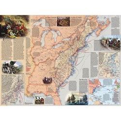 New York Puzzle Co (NPZNG1711) - "American Revolution" - 1000 brikker puslespil