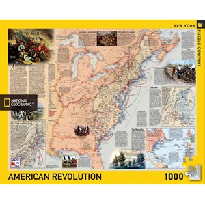 New York Puzzle Co (NPZNG1711) - "American Revolution" - 1000 brikker puslespil