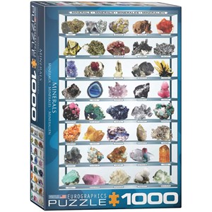 Eurographics (6000-2008) - "Mineraler" - 1000 brikker puslespil