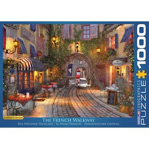 Eurographics (6000-0961) - Dominic Davison: "The French Walkway" - 1000 brikker puslespil