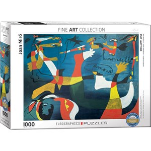 Eurographics (6000-0859) - Joan Miro: "Swallow, Love" - 1000 brikker puslespil