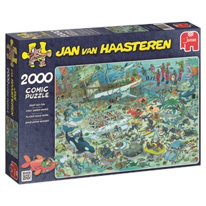 Jumbo (17080) - Jan van Haasteren: "Deep Sea Fun" - 2000 brikker puslespil
