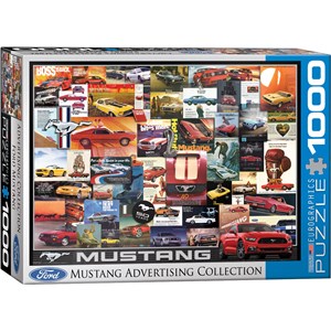 Eurographics (6000-0748) - "Ford Mustang" - 1000 brikker puslespil