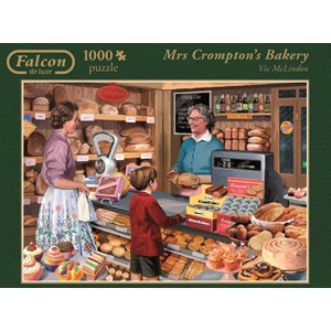Falcon (11123) - "Mrs. Crompton's Bakery" - 1000 brikker puslespil