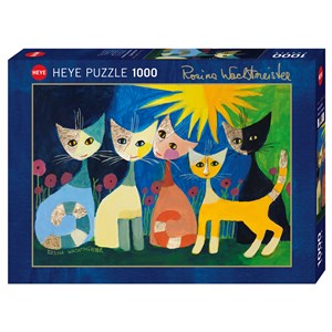 Heye (29772) - Rosina Wachtmeister: "Colourful Company" - 1000 brikker puslespil