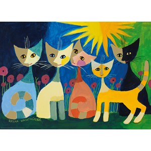 Heye (29772) - Rosina Wachtmeister: "Colourful Company" - 1000 brikker puslespil