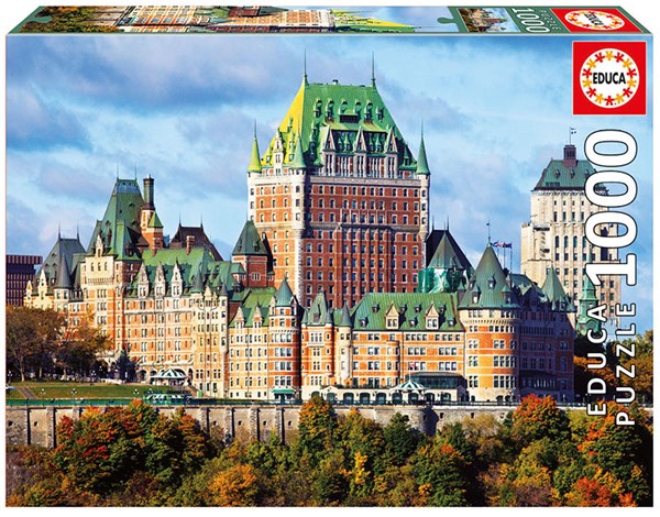 Educa (17107) - "The Chateau Frontenac, Canada" - 1000 brikker puslespil