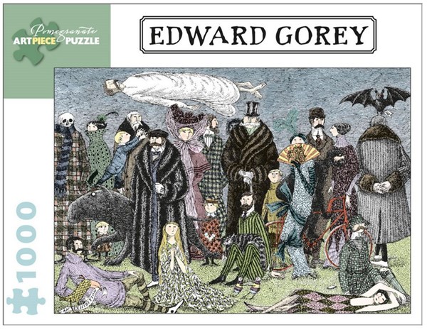 Pomegranate (AA820) - Edward Gorey: "Untitled" - 1000 brikker puslespil