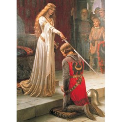 Eurographics (6000-0038) - Edmund Blair Leighton: "The Accolade" - 1000 brikker puslespil