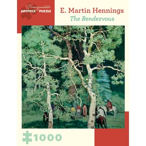 Pomegranate (AA899) - Ernest Martin Hennings: "The Rendezvous" - 1000 brikker puslespil