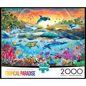 Buffalo Games (2031) - Adrian Chesterman: "Tropical Paradise" - 2000 brikker puslespil