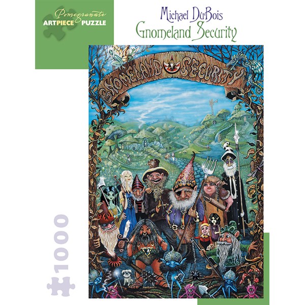 Pomegranate (AA923) - Michael DuBois: "Gnomeland Security" - 1000 brikker puslespil