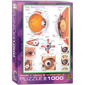 Eurographics (6000-0260) - "The Eye" - 1000 brikker puslespil