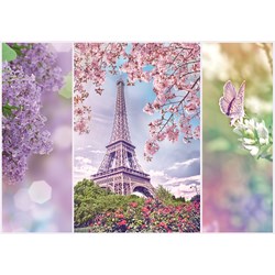 Trefl (10409) - "Romantic Spring In Paris" - 1000 brikker puslespil