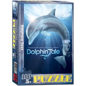 Eurographics (6001-0328) - "Dolphin Tale" - 100 brikker puslespil