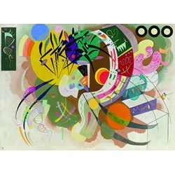 Eurographics (6000-0839) - Vassily Kandinsky: "Dominant Curve" - 1000 brikker puslespil