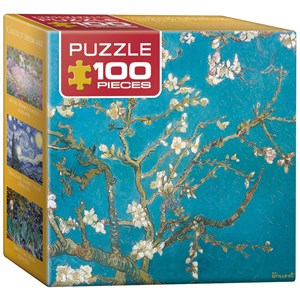 Eurographics (8104-0153) - Vincent van Gogh: "Almond Tree Branches in Bloom" - 100 brikker puslespil