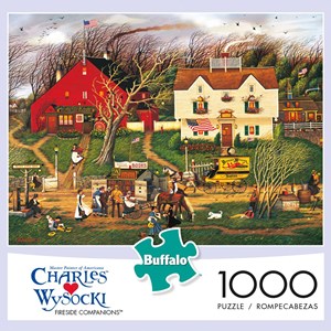 Buffalo Games (11434) - Charles Wysocki: "Fireside Companions" - 1000 brikker puslespil