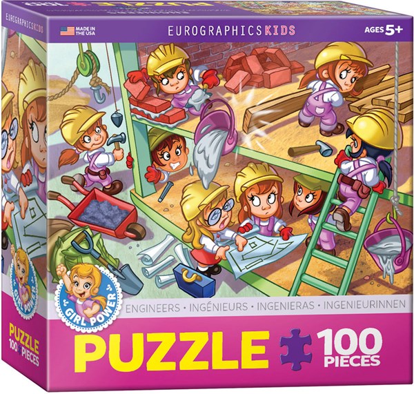 Eurographics (6100-0524) - "Engineers" - 100 brikker puslespil