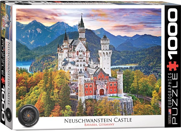 Eurographics (6000-0946) - "Neuschwanstein Castle" - 1000 brikker puslespil