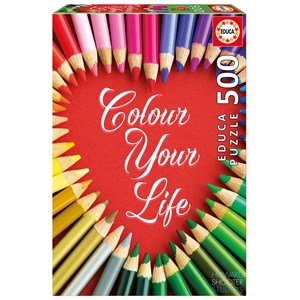Educa (17081) - "Colour Your Life" - 500 brikker puslespil