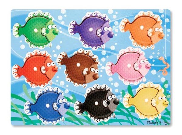 Melissa and Doug (9058) - "Colorful Fish" - 9 brikker puslespil