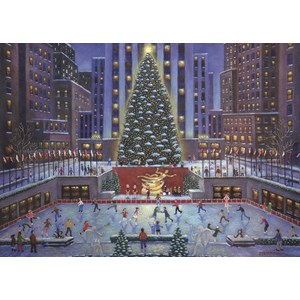 Ravensburger (19563) - "New York Christmas" - 1000 brikker puslespil