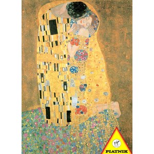 Piatnik (557545) - Gustav Klimt: "The Kiss" - 1000 brikker puslespil