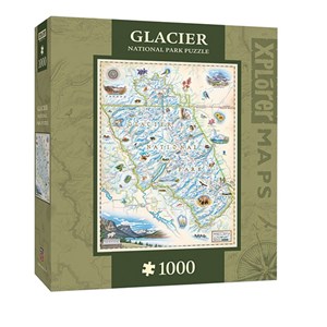 MasterPieces (71704) - Chris Robitaille: "Glacier National Park" - 1000 brikker puslespil