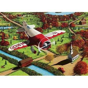 Cobble Hill (51848) - "Gee Bee Over New England" - 1000 brikker puslespil