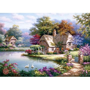 Anatolian (4529) - Sung Kim: "The Swan Cottage" - 1500 brikker puslespil
