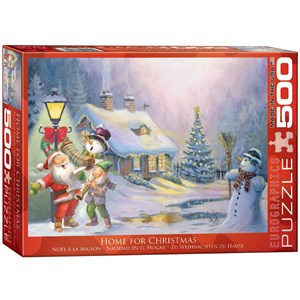 Eurographics (6500-0354) - "Home for Christmas" - 500 brikker puslespil